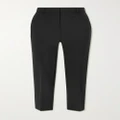 Theory - Treeca 2 Cropped Wool-blend Slim-leg Pants - Black - US10