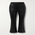 Wolford - Jenna Vegan Leather Flared Pants - Black - UK 6