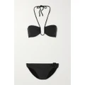 Gucci - Embellished Halterneck Bikini - Black - XXS