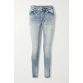 SAINT LAURENT - Mid-rise Skinny Jeans - Mid denim - 26