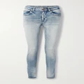 SAINT LAURENT - Mid-rise Skinny Jeans - Mid denim - 27