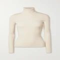 Gucci - Embroidered Wool-blend Turtleneck Sweater - Cream - S