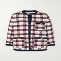 Gucci - Checked Tweed Jacket - White - IT36