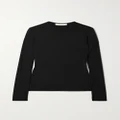 The Row - Inverness Stretch-jersey Top - Black - x small