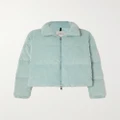 Moncler - Antre Quilted Corduroy Down Jacket - Blue - 5