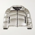 Moncler - Avoriaz Quilted Metallic Shell Down Jacket - Silver - 4