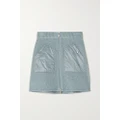 Moncler - Quilted Shell Mini Skirt - Blue - IT40