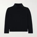 SAINT LAURENT - Ribbed Wool And Cashmere-blend Turtleneck Sweater - Black - S