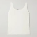SAINT LAURENT - Ribbed Modal And Cotton-blend Jersey Tank - Cream - XS