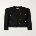 SAINT LAURENT - Wool-tweed Jacket - Black - FR36