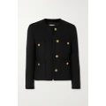 SAINT LAURENT - Wool-tweed Jacket - Black - FR38