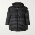 Moncler - Barbel Hooded Quilted Shell Down Coat - Black - 3
