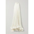 Lanvin - Ruffled Charmeuse Gown - Off-white - FR40