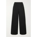 The Row - Essentials Gala Jersey Wide-leg Pants - Black - large