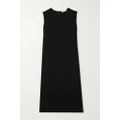 The Row - Essentials Mirna Crepe Midi Dress - Black - x small