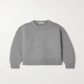 The Row - Essentials Ophelia Oversized Wool And Cashmere-blend Sweater - Gray - medium