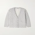 Balenciaga - Intarsia-knit Cardigan - Gray - 3