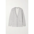 Balenciaga - Intarsia-knit Cardigan - Gray - 4