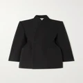 Balenciaga - Hourglass Wool-gabardine Jacket - Black - FR38