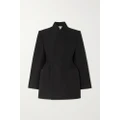 Balenciaga - Hourglass Wool-gabardine Jacket - Black - FR42