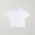 Balenciaga - Embroidered Cotton-jersey T-shirt - White - S
