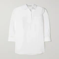 Loro Piana - André Oversized Linen Polo Shirt - White - IT38