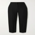 Alexander McQueen - Cropped Woven Straight-leg Pants - Black - IT36