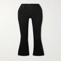 Spanx - High-rise Flared Jeans - Black - XS