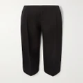 Bottega Veneta - Pleated Grain De Poudre Wool Straight-leg Pants - Black - IT40