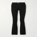PAIGE - Manhattan High-rise Bootcut Jeans - Black - 25
