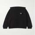Balenciaga - Oversized Printed Cotton-jersey Hoodie - Black - XS
