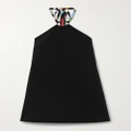 PUCCI - Embellished Crepe Halterneck Mini Dress - Black - IT46