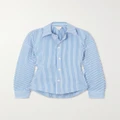 Bottega Veneta - Striped Cotton-poplin Shirt - White - IT38