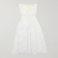 Erdem - Miranda Belted Cotton-blend Lace Midi Dress - White - UK 8