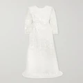 Erdem - Yoanna Sequined Chiffon Gown - Ivory - UK 10