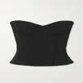 Balenciaga - Strapless Stretch-jersey Bustier Top - Black - FR36