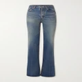 SAINT LAURENT - High-rise Flared Jeans - Blue - 26