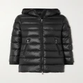 Moncler - Glements Hooded Quilted Shell Down Jacket - Black - 0