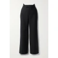 Gucci - Crystal-embellished Mohair And Wool-blend Straight-leg Pants - Black - IT40