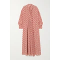 Valentino Garavani - Toile Iconographe Printed Silk Crepe De Chine Midi Dress - Pink - IT36