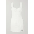 Dolce & Gabbana - Cotton-terry Mini Dress - White - IT42