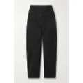 Nili Lotan - Shon Cotton-blend Twill Tapered Pants - Black - US0
