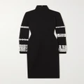 Dolce & Gabbana - Crystal-embellished Stretch-jersey Turtleneck Midi Dress - Black - IT42