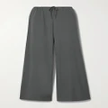 The Row - Barrie Wide-leg Wool-crepe Pants - Gray - US4