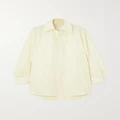 Bottega Veneta - Striped Cotton And Linen-blend Shirt - Neutral - IT42