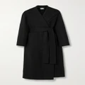 The Row - Essentials Malika Belted Wool-blend Felt Coat - Black - small