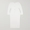 16ARLINGTON - Solaria Stretch-crepe Maxi Dress - White - UK 12