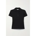 The Row - Cauro Knitted Polo Top - Black - x small