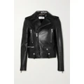 SAINT LAURENT - Leather Biker Jacket - Black - FR44