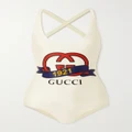 Gucci - Printed Swimsuit - White - XS